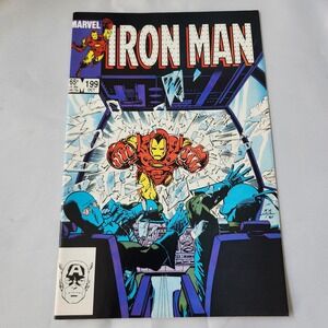 Marvel Iron Man Comic Book Issue #199 October 1985 Vintage 1st app FN Original